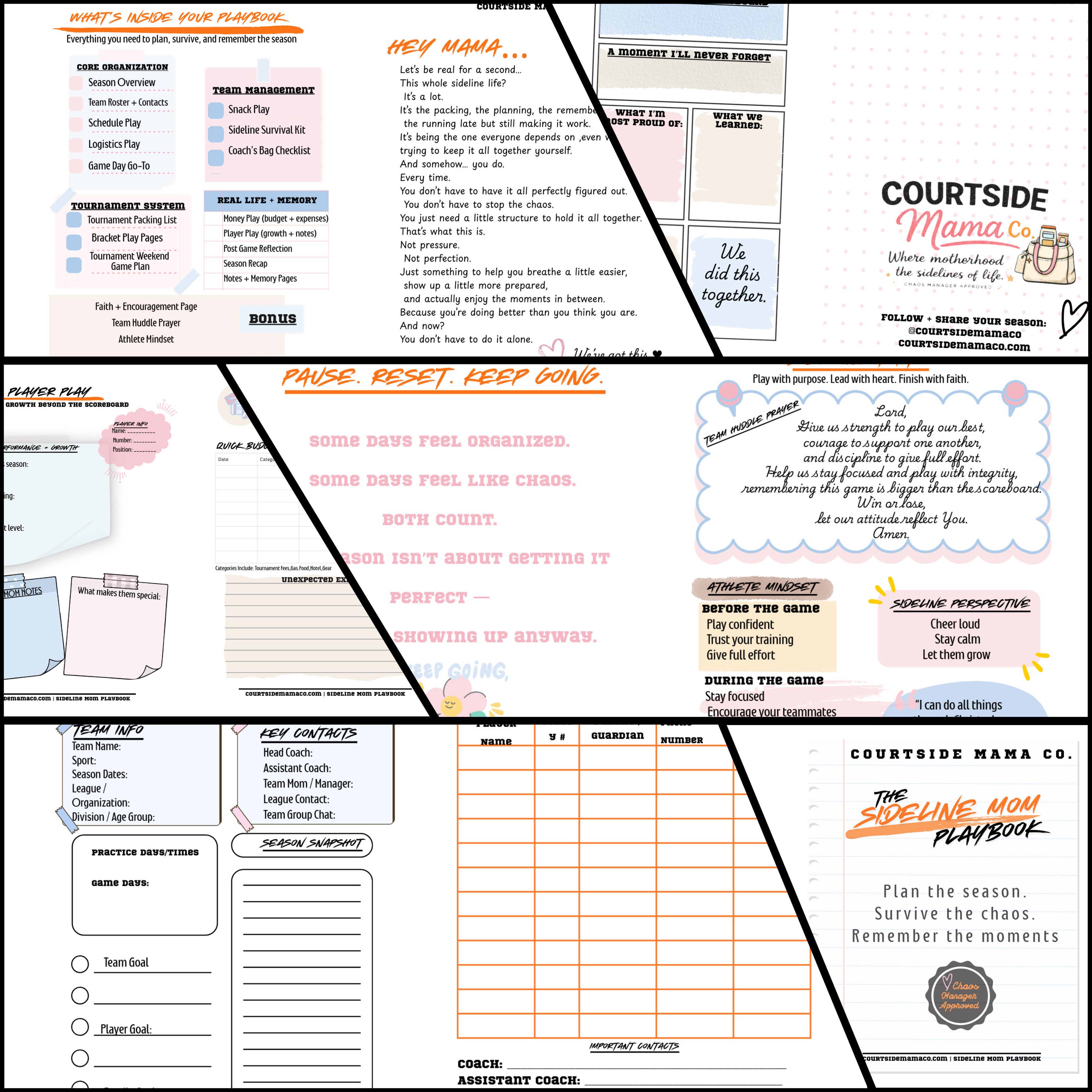 The Sideline Mom Playbook | Game Day & Tournament Organizer