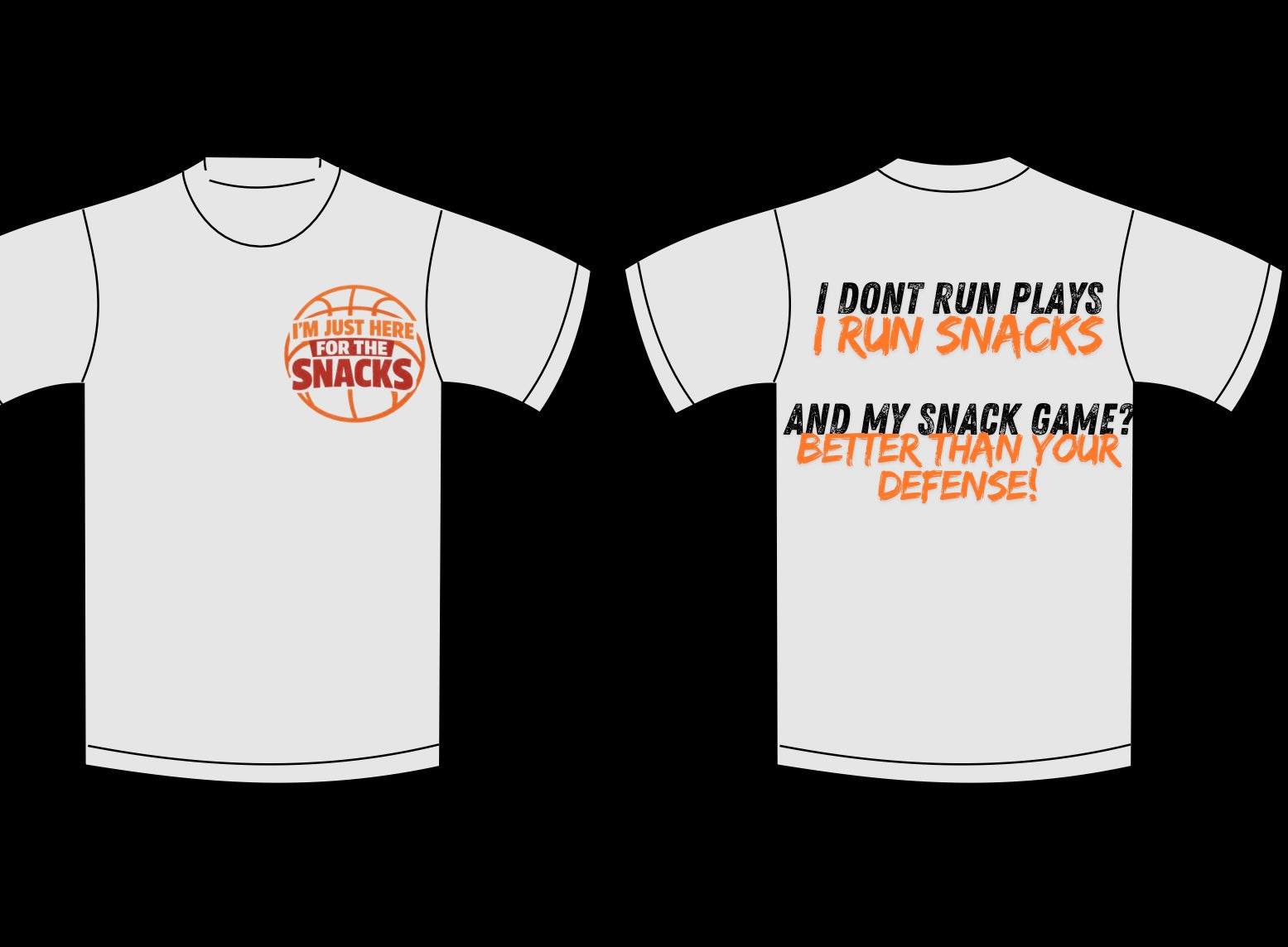 🏀 I Run Snacks Tee