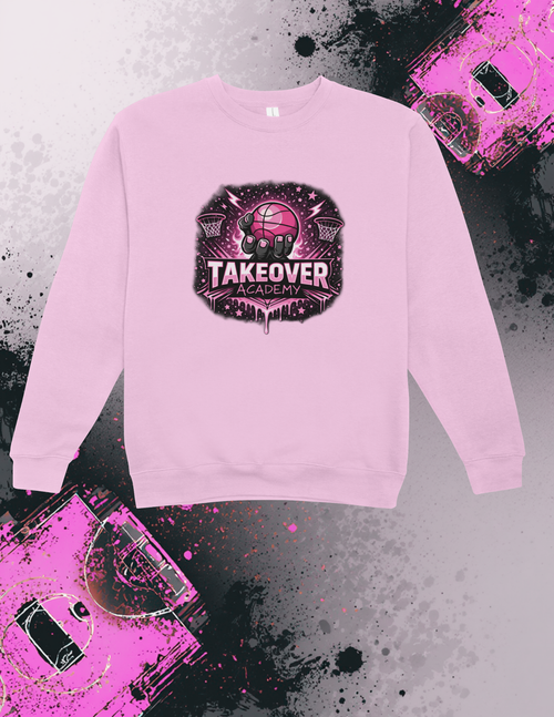 Travel  Game Day Ready Hoodie or crew pink edition