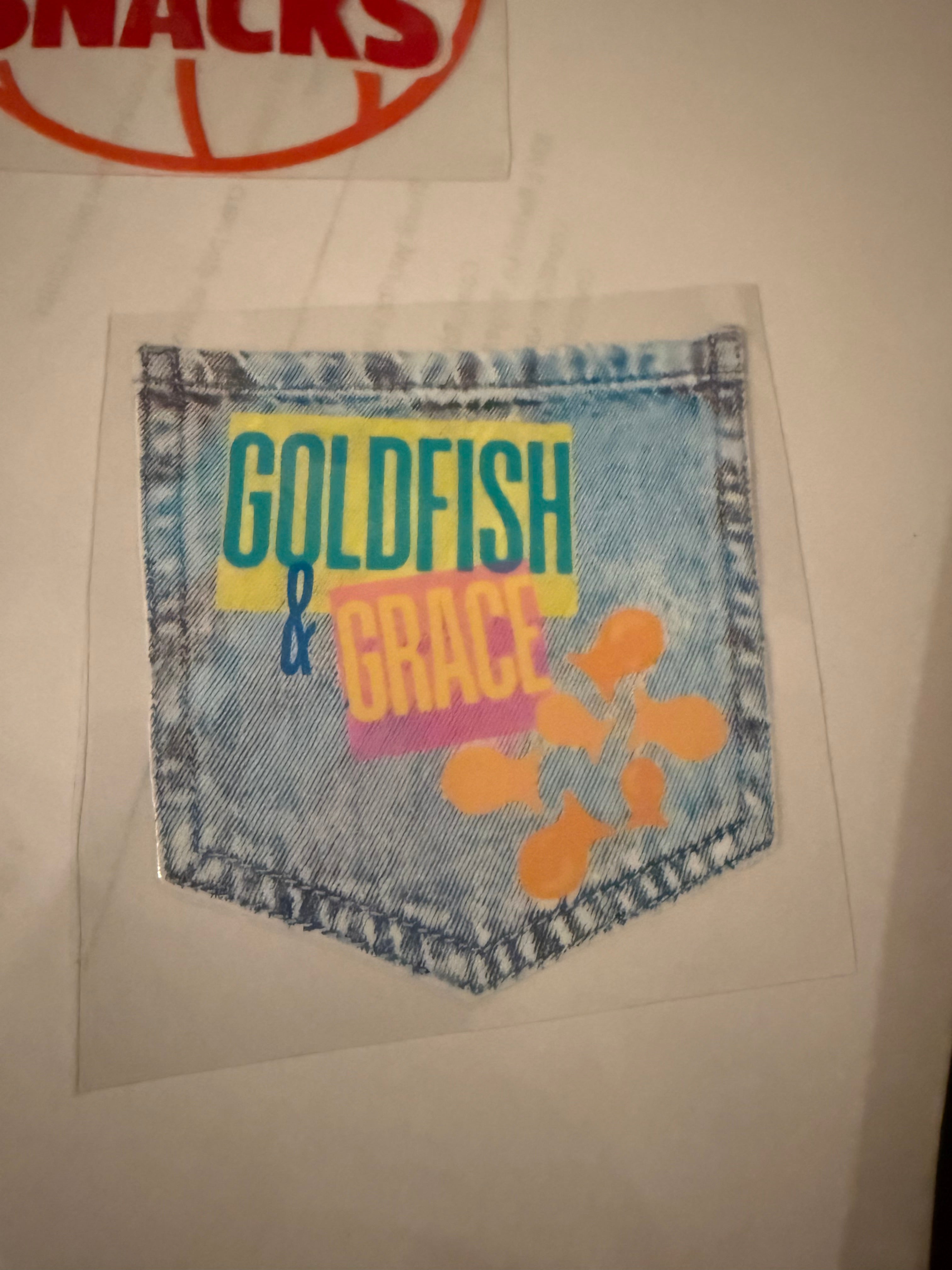 Goldfish & Grace  Goldfish & Grace Sticker | Sports Mom Snack Sticker | Sideline Mom Life